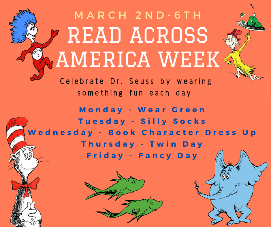 Read Across America Week Meadow Ridge Elementary School